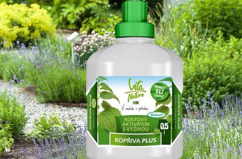 Bio hnojivo Kopřiva Plus - růstový aktivátor s výživou /Vita Natura 0,5l